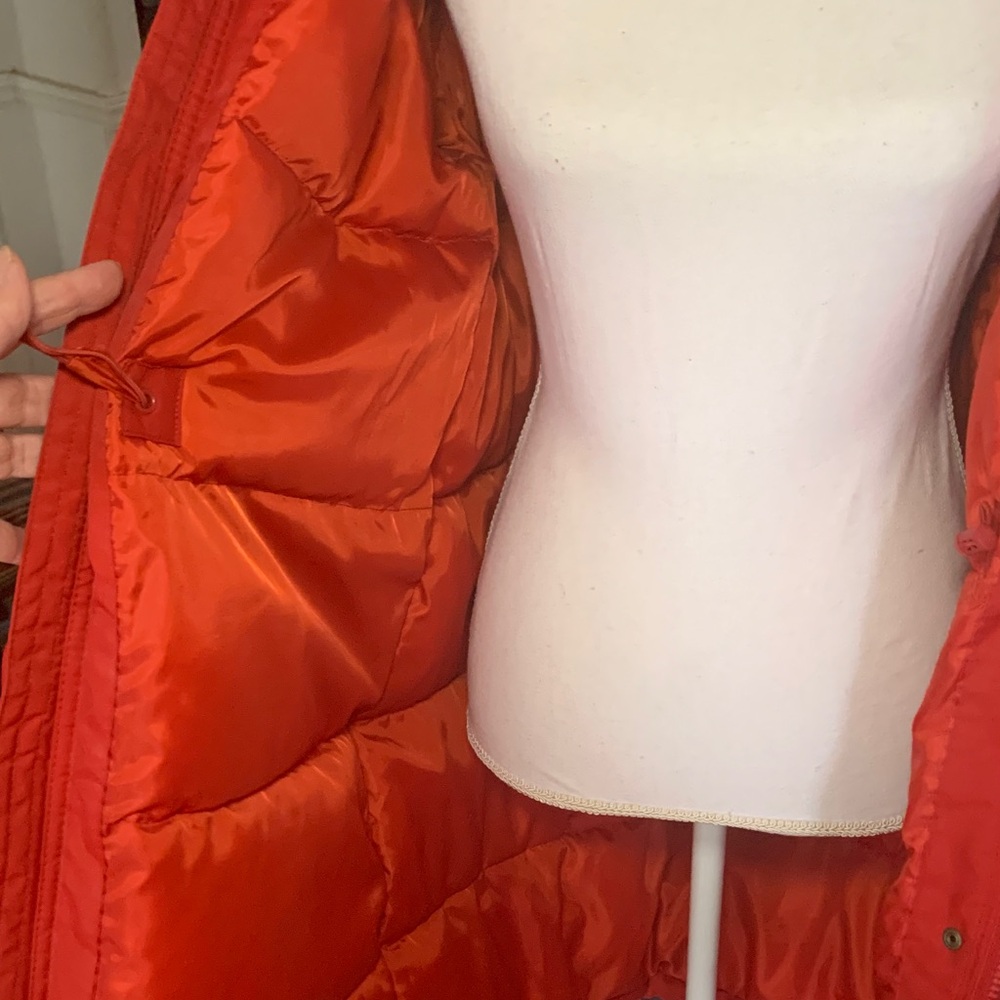 Universal Thread Red Puffer Jacket With Faux Fur … - image 6
